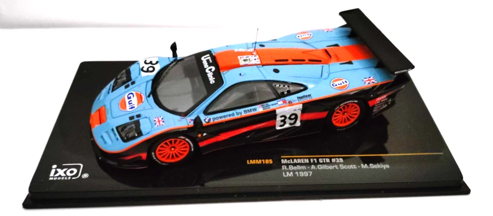 McLaren F1 GTR #39 Le Mans 1997 – IXO 1:43 LMM105 – Bellm/Gilbert-Scott/Sekiya - Imagem 4 de 4