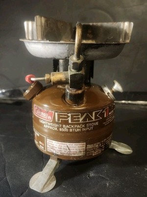 Vintage 1979 Coleman's 400 Peak 1 Backpacking Stove Lightweight Camping Tested