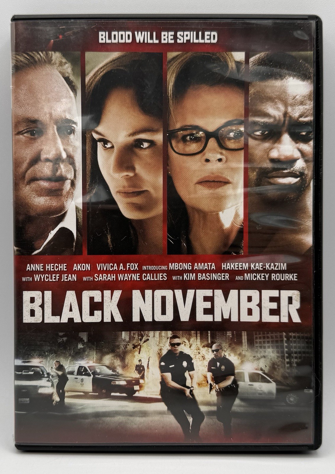 Black November DVD Widescreen Anne Heche Kim Basinger Mickey Rourke 2015