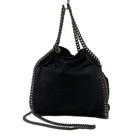 Auth stellamccartney Falabella 371223 Navy Silver Fake Suede Hardware -