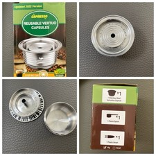 Brand New Stainless Steel Reusable Coffee Capsule, For Nespresso
