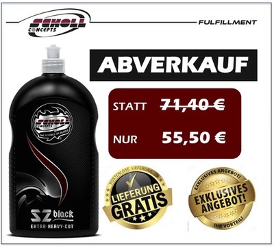 Scholl Concepts  1Kg  S 2 BLACK   EXTRA grob Heavy Cut  Schleifpolitur