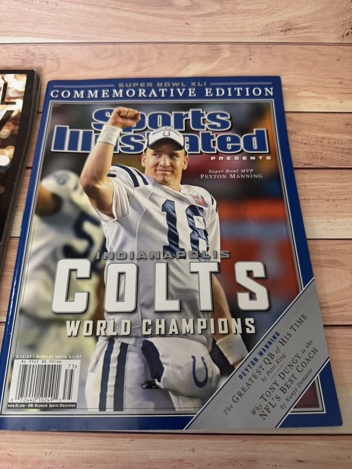 Indianapolis Colts Super Bowl Program, DVD Lot, Sports Illustrated Commemorative - Image 3 of 4