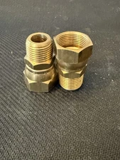 Pitco 60127601 Fitting Adaptor, Brass, Female Swivel X Mpt