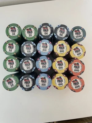 WSOP RIO Keramik Replica Chips 500 set - Bild 1 von 4