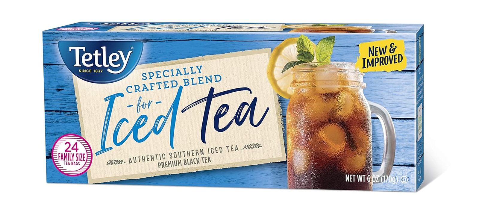 , Iced Tea Blend, Family Size, 24 Round Tea Bags