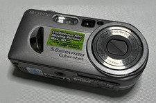 Sony Cyber-shot DSC-P10 5MP Digital Camera UNTESTED Sold as SPARES/PARTS