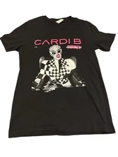 Cardi B T-Shirt Invasion of Privacy Tour Adult Medium Black Tour Concert Tee