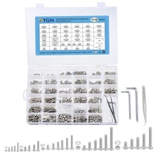 #2, #4, #6, #8, #10(D) Phillips Pan Head Machine Screws 1110Pack