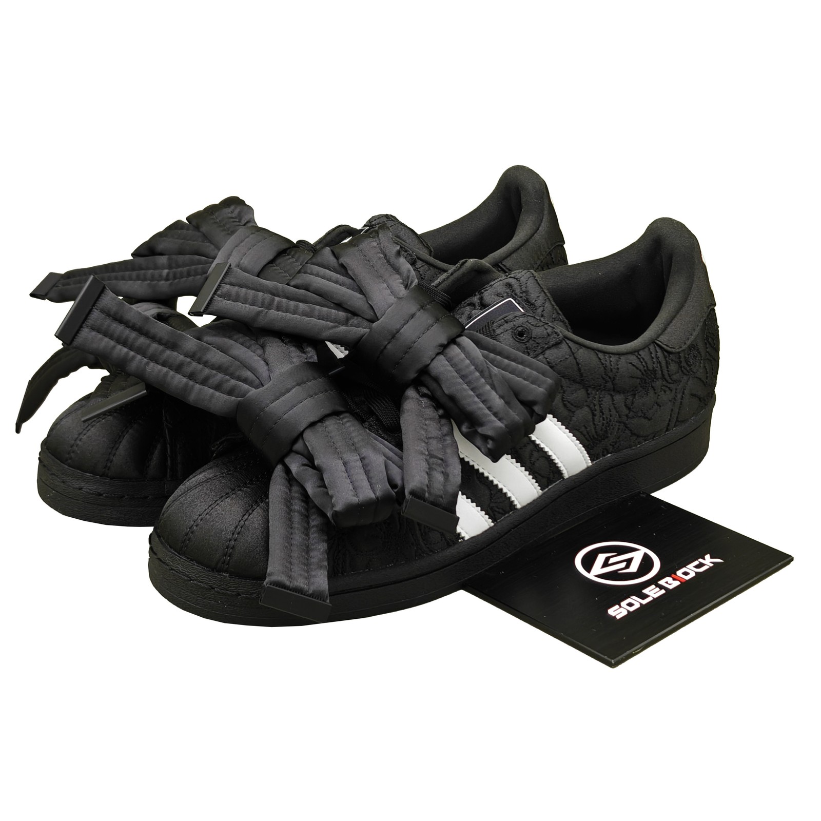 Caroline Hu x Adidas Superstar Casual Fashion Sneakers JR7978 Women's Black