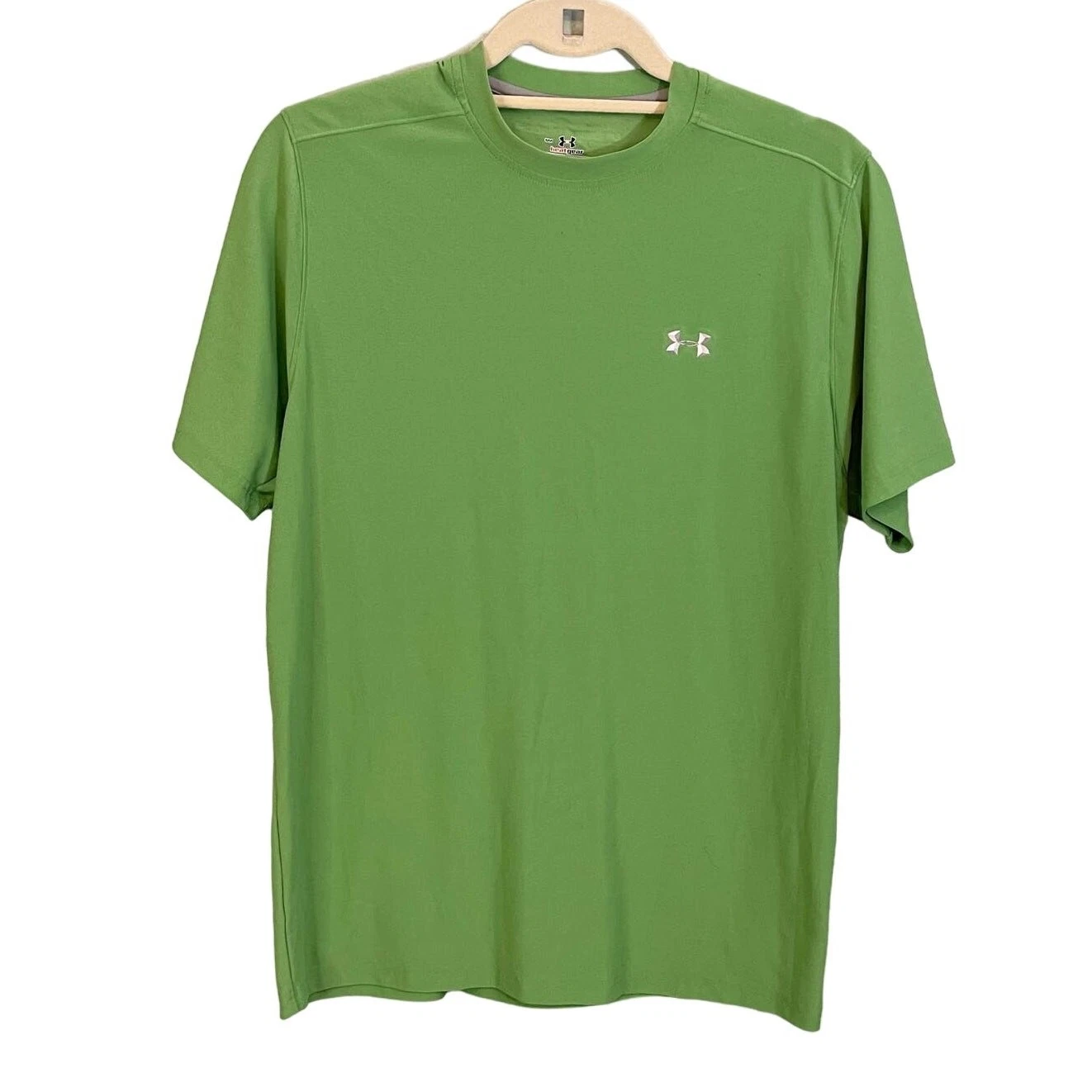 Under Armour Performance Shirt S/M Green Heatgear Sports Workout Activewear Gym