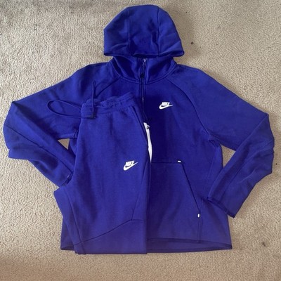 Old Season Nike Tech Fleece Tracksuit Concord Purple 805162-590 928483-590 SZ MD