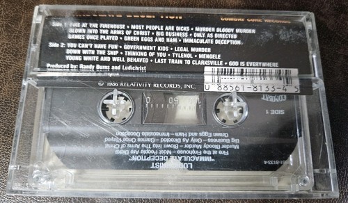 Ludichrist Cassette Tape Immaculate Deception Heavy Metal Thrash Band Punk Music - Picture 2 of 6