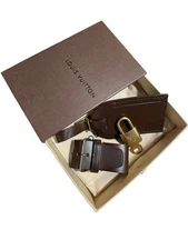 EUC- Louis Vuitton Luggage Tag Set