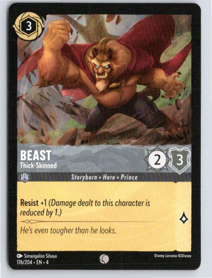 Disney Lorcana TCG - Ursula's Return: Beast (176/204) - Common - Near Mint