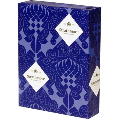 Strathmore Writing Ultimate White Wove 24 Pound, 8.5''x11''. 500 Sheets.