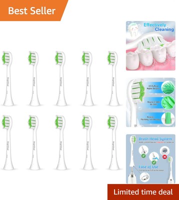 Einzeln verpackt 10er Pack Sonicare Elektrische Bürstenköpfe mit Überblendanzeige