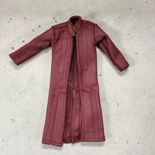 PB-STLD-LTC: 1/12 Maroon Long Wired Coat for 6" action figure body
