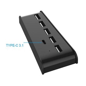 6 Ports Extend USB Hub Adapter High Speed Splitter For Sony PS5 PS4 Pro Console