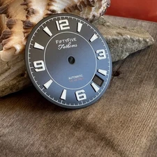 Yobokies Fifty Five Fathoms [Modern Black] Dial for Seiko SKX SNZH | US Seller