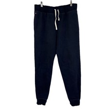 Lands End Mens Joggers Navy Blue S Serious Sweats Gym Casual Read