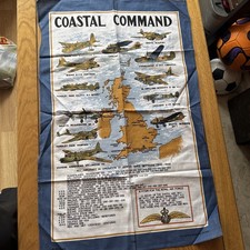 RAF Coastal Command World War 2 Kitchen Tea Towel - 100% Cotton Vista