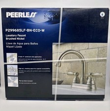 Peerless Dulcet Brushed Nickel 2 Handle 4" Centerset Bathroom Faucet P299685LF