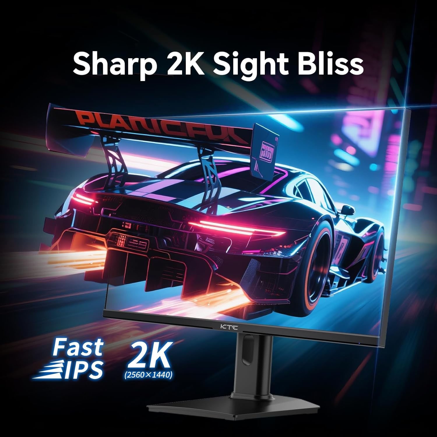 Monitor gaming KTC H24T7 24" QHD 185Hz IPS rápido 1ms HDR400 FreeSync VESA, imagen 4