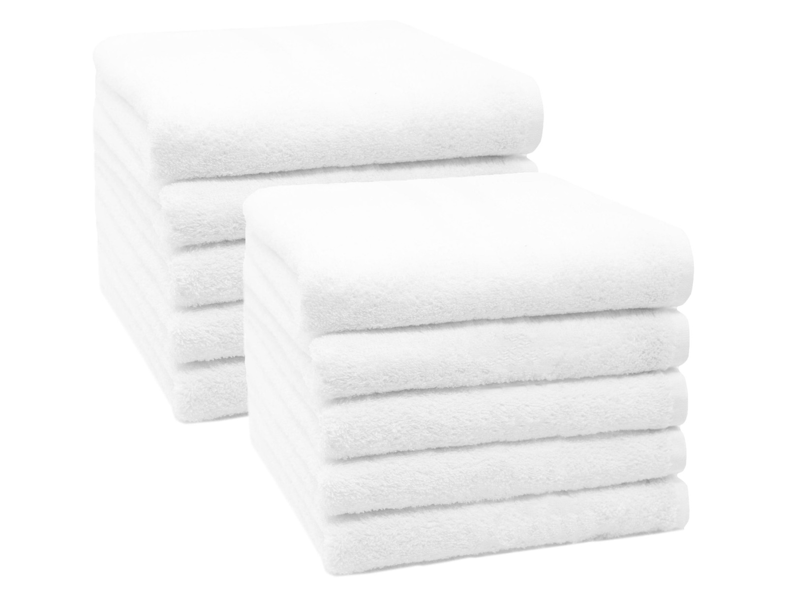 10er Set Handtücher Handtuch Frottierhandtuch 50x100 cm