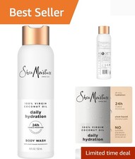 Nourishing Coconut Oil Body Wash - 24-Hour Hydration for All Skin Types, 18 oz 0.67 per gallon