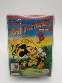 Mickey&rsquo;s Safari In Letterland NES CIB Nintendo 