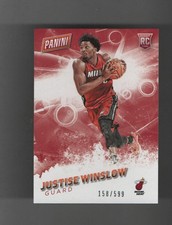 2016 Panini Father's Day RC Rookie Justise Winslow #64 158/599 Miami Heat Duke