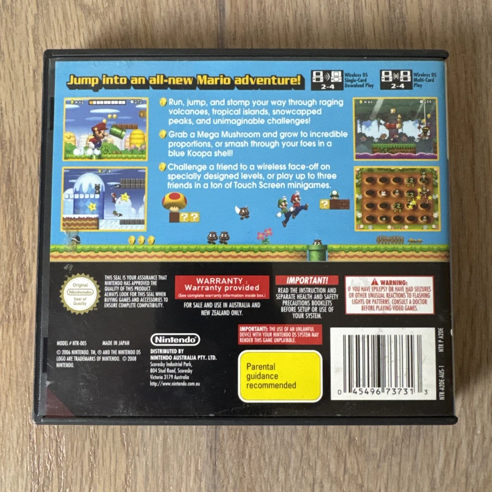 Super Mario Bros Nintendo DS Game - Complete With Manual Pre Owned - Image 2 of 4