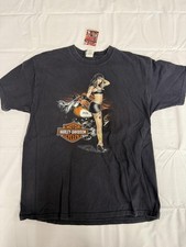 Harley-Davidson Shirt Mens Large Black Thunde...