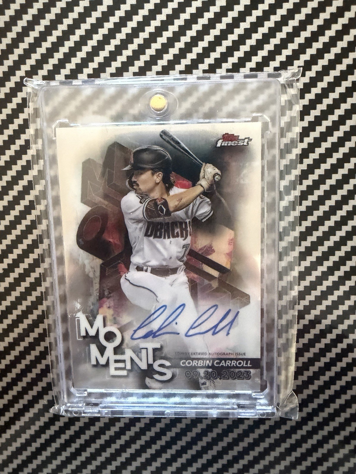 2024 Topps Finest - Finest Moments Autographs Corbin Carroll #FMA-CC (AU)