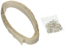 Annie Zippers By The Yard (4yds) -ivory ZIPYD-102