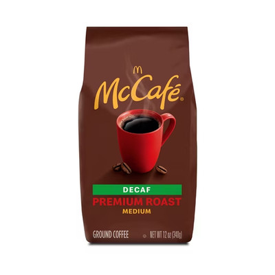 McCafe Premium Roast Decaf, Medium Roast, Ground Coffee, 12 oz