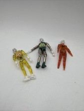 Vintage 1978 Micronauts Action Figure lot Time Travelers Green Yellow Orange