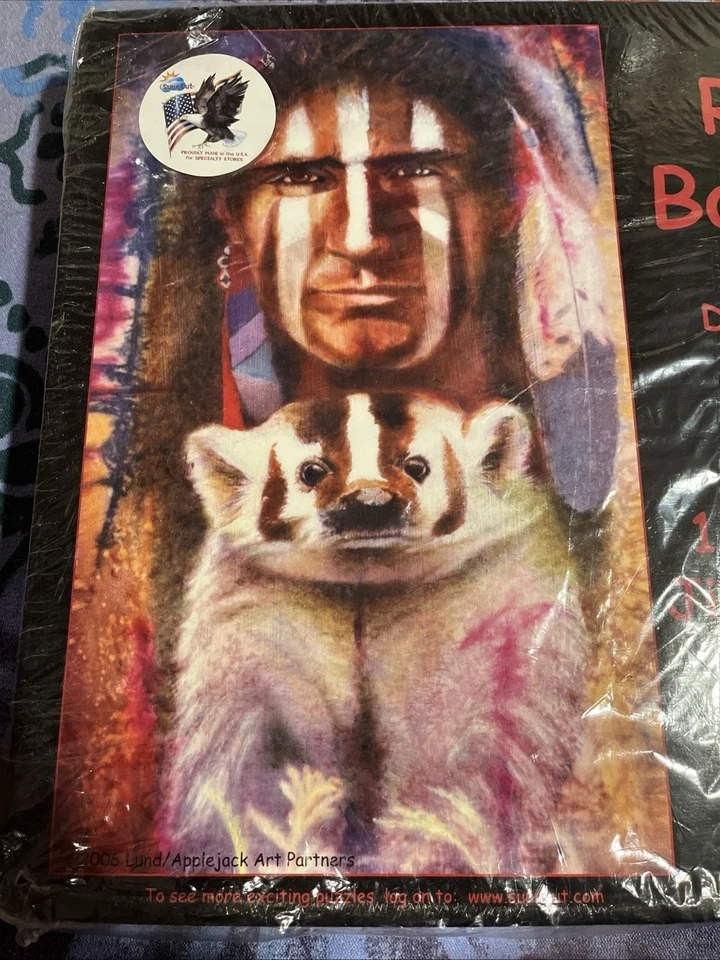 Rompecabezas Sunsout Red Badger de Denton Lund 1000 piezas Foto 3 de 4