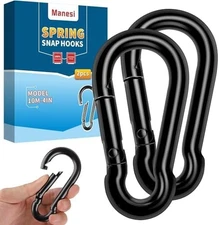 Spring Snap Hooks Heavy Duty Carabiner Clips Quick