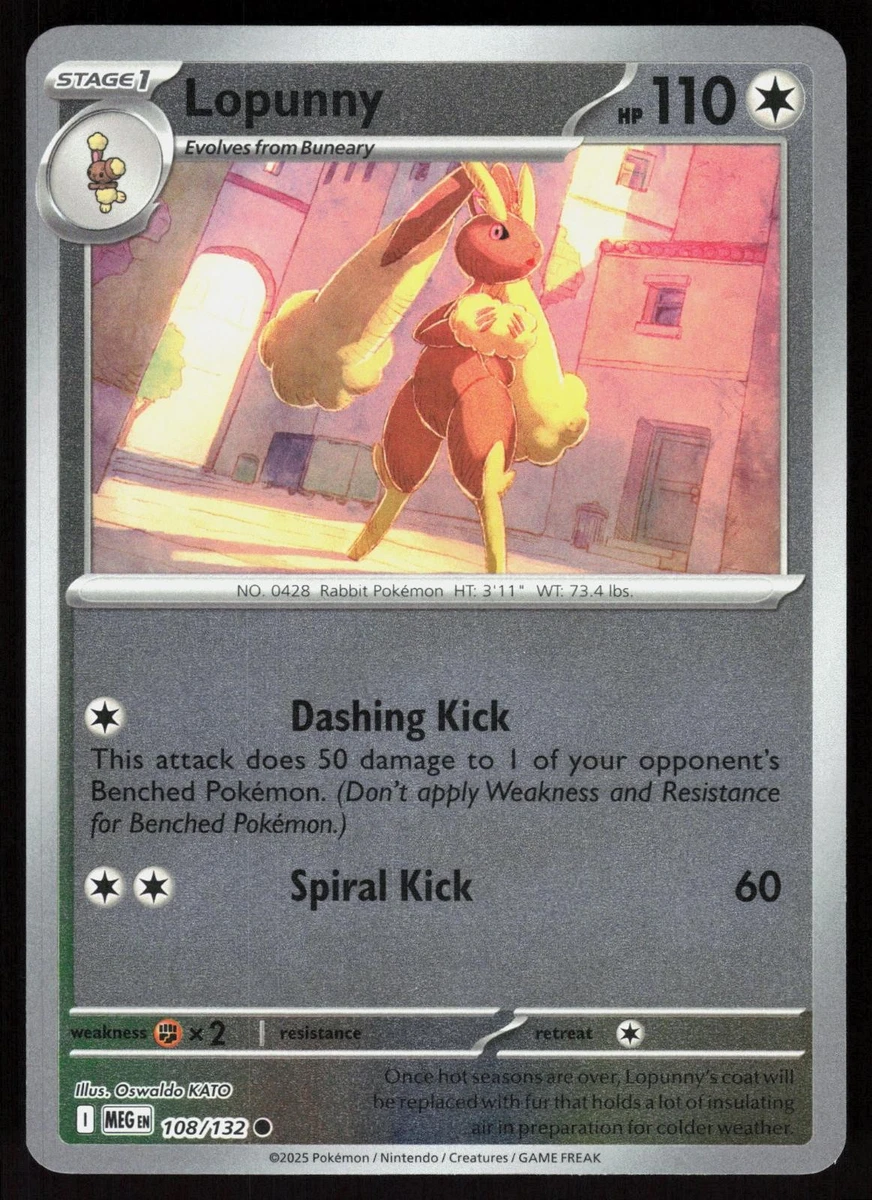 lopunny pokemon card value Amazon.com: Lopunny & Buneary 084/131 – Prismatic Evolutions – 2 Card Lot :  Toys & Games main image 0
