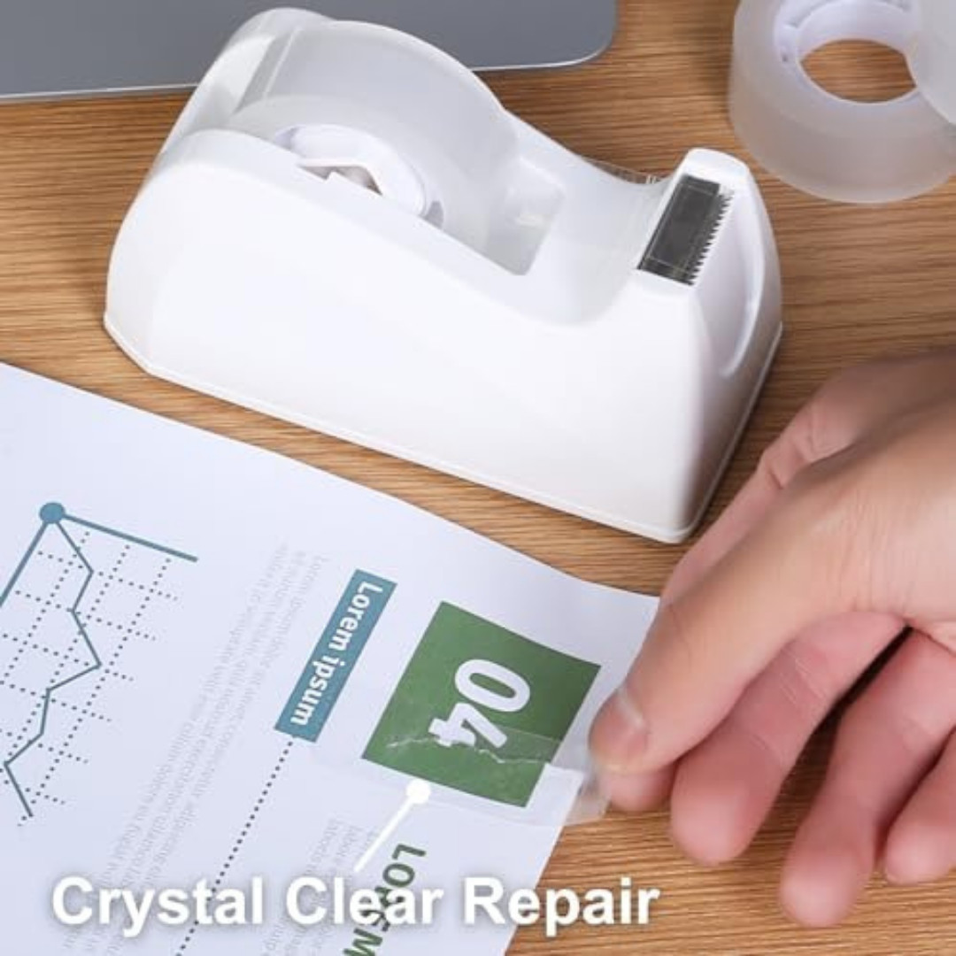 Clear Transparent Tape Rolls 3/4" x 1000" Dispenser Refill 16 Tape Rolls Scotch