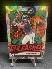 2021 Panini Donruss Unleashed Ronald Acuña Jr. #UNL5 Lazer prizm