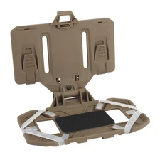 Tan Molle Phone Holder for Tactical Gear Suitable for 47 to 67 Inch Smartphones