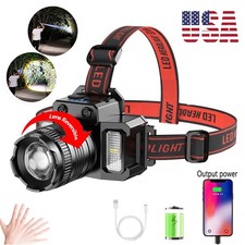 99000000LM Super Bright LED Headlight Tactical Headlamp Head Torch Rechargeable