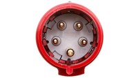 5P 16A 400V Portable Stecker Rot IP44 P17 Tempra PRO 555129