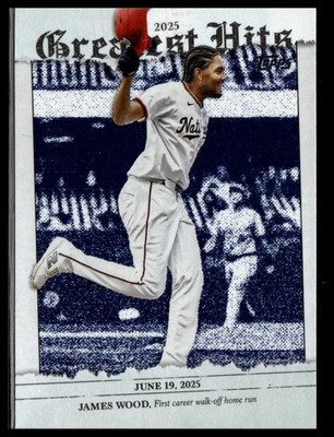 2026 Topps #GH-4 James Wood 2025 Greatest Hits