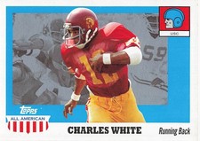 CHARLES WHITE 2005 TOPPS ALL-AMERICAN FOOTBALL #50