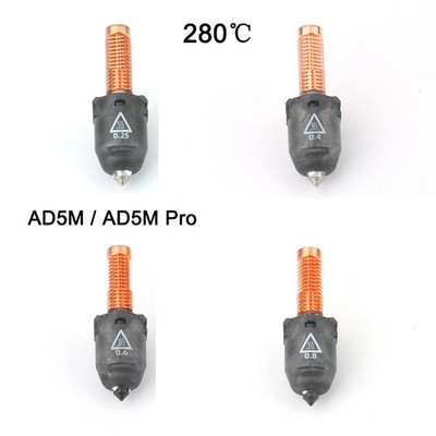 Für Flashforge AD5M/AD5M Pro 3D-Drucker 280   0,25/0,4/0,6/0,8 Extruderdüsen