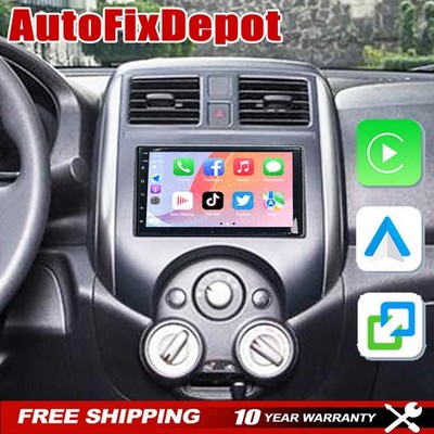 Android15 Radio Stereo Player Carplay Screen For Nissan Versa 2012-19 Backup Cam